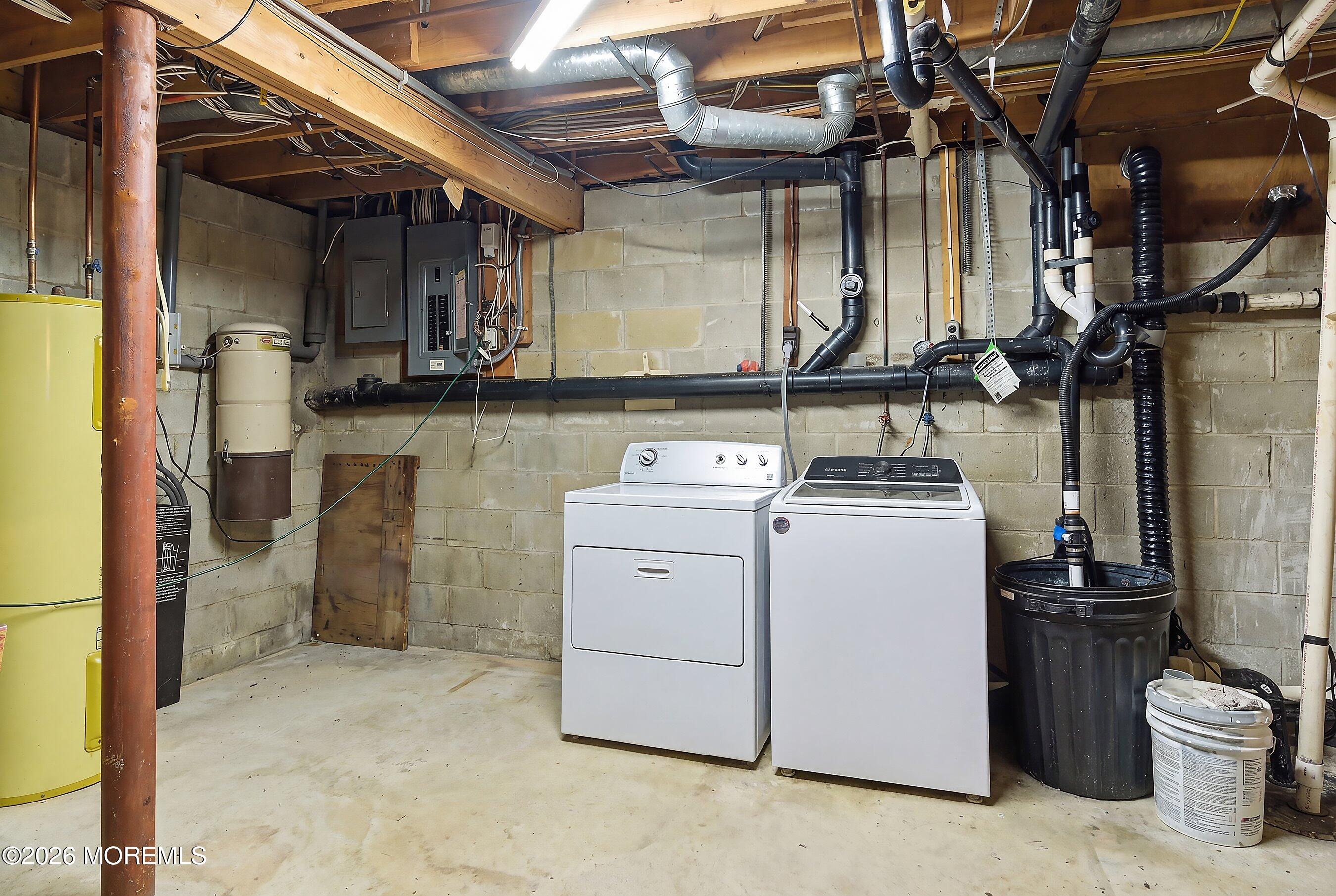151 North Cooks Bridge Road Jackson, NJ 08527 - Photo 48 of 48 a utility room with dryer and washer