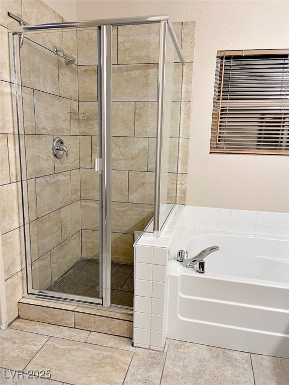 7640 Sierra Paseo Lane Las Vegas, NV 89128 - Photo 33 of 49 Full bathroom with a garden tub and a shower stall