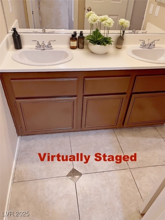 7640 Sierra Paseo Lane Las Vegas, NV 89128 - Photo 43 of 49 Bathroom with double vanity