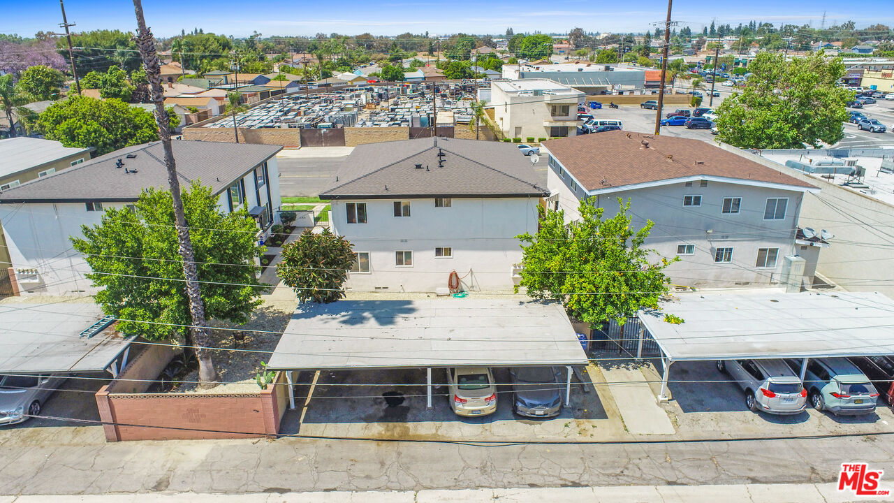 10024 Foster Road Bellflower, CA 90706 - Photo 26 of 29 an aerial view of a house with a yard