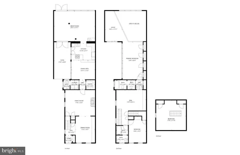 a picture of a floor plan
