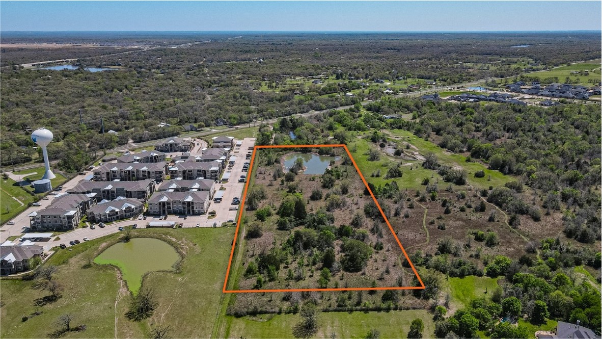 0 Arrington Road College Station, TX 77845 - Photo 2 of 7 Aerial view featuring a water view and a residenti