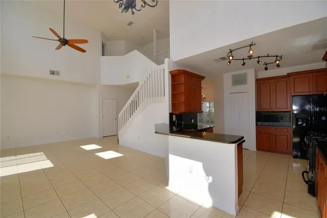 a view of a bathroom with a shower