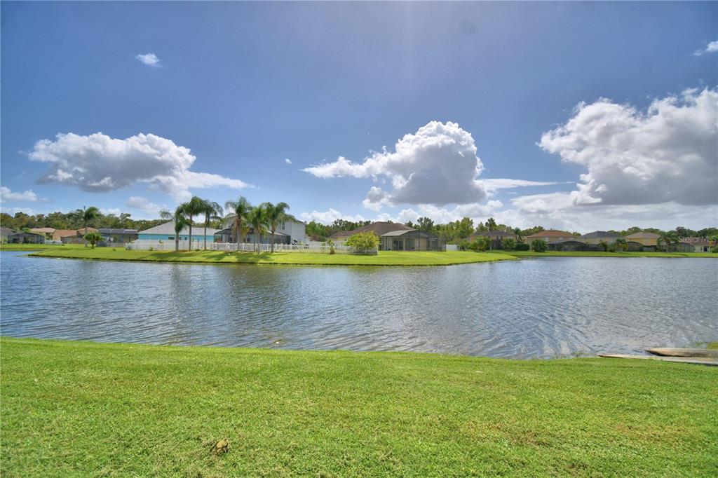 5368 Dahlia Reserve Drive Kissimmee, FL 34758 - Photo 83 of 83 a view of a lake with a big yard