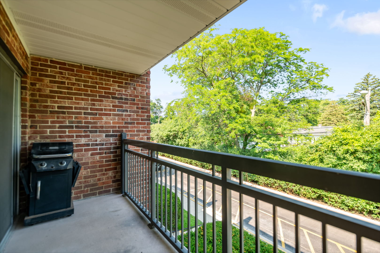4133 Saratoga Avenue, Unit B220 Downers Grove, IL 60515 - Photo 12 of 18 a view of a balcony with a pot