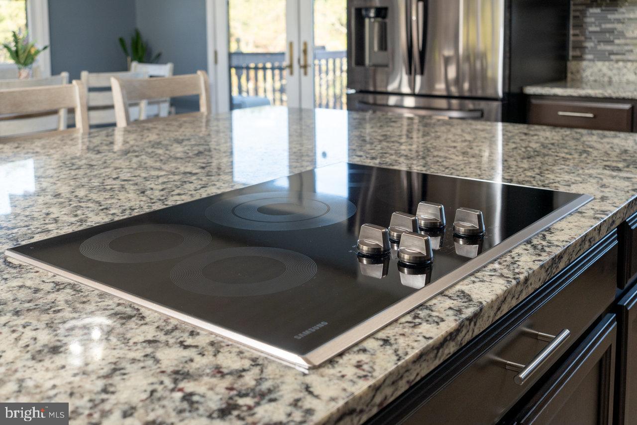 212 Whitacre Road Gore, VA 22637 - Photo 22 of 100 Sleek cooktop on elegant granite surface.