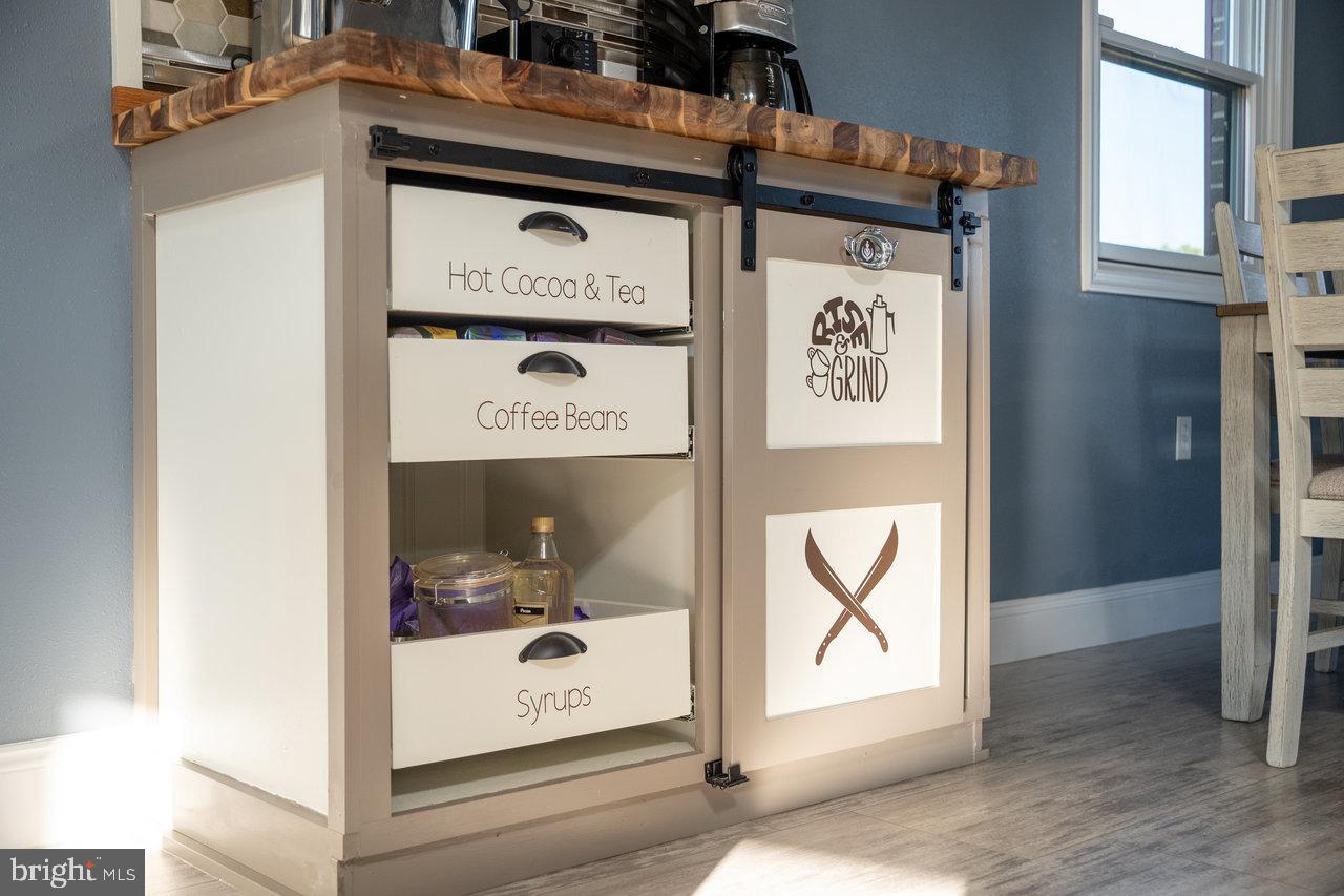 212 Whitacre Road Gore, VA 22637 - Photo 30 of 100 Charming coffee station with rustic flair.