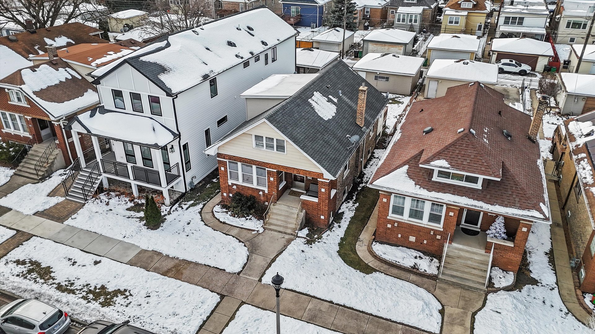 2716 Grove Avenue Berwyn, IL 60402 - Photo 17 of 46 an aerial view of residential house with parking