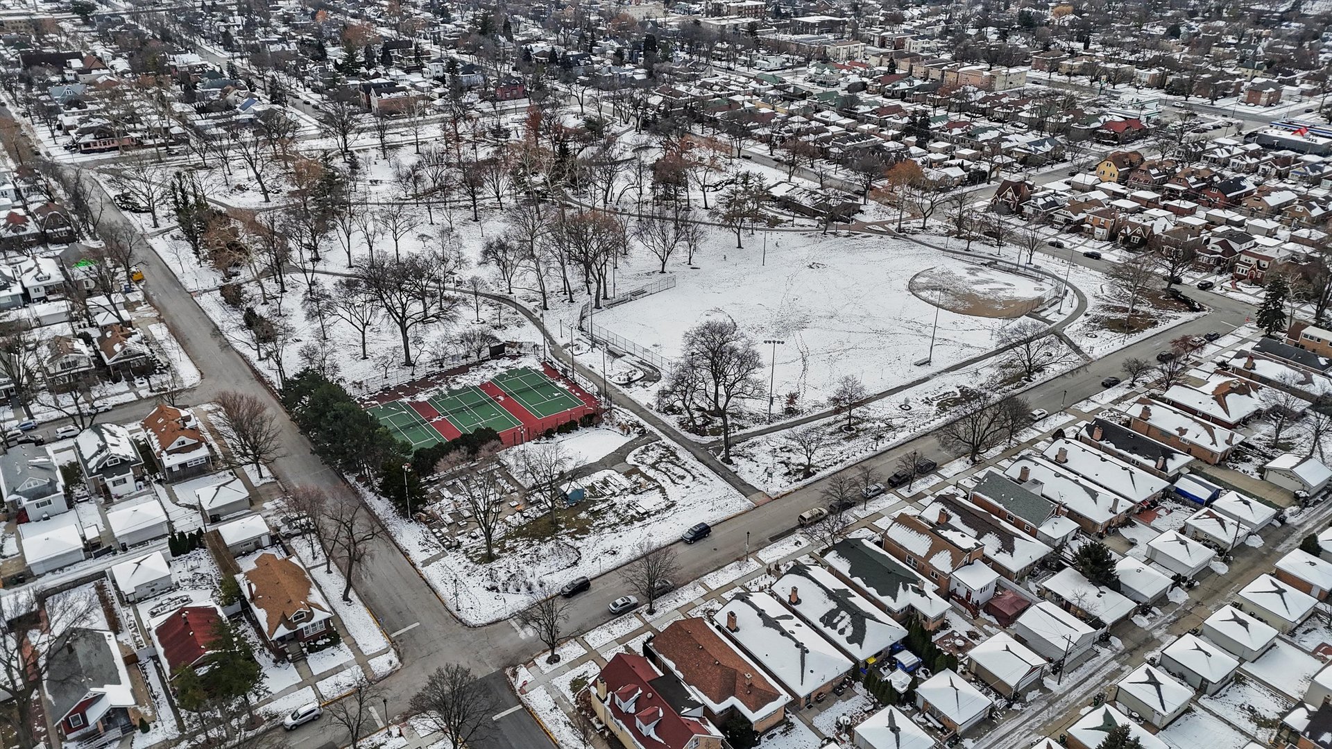 2716 Grove Avenue Berwyn, IL 60402 - Photo 36 of 46 an aerial view of a backyard