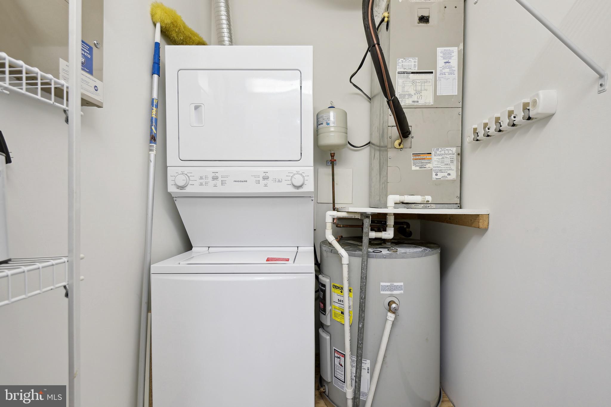 449 R Street Northwest, Unit 301 Washington, DC 20001 - Photo 24 of 29 a utility room with dryer and washer