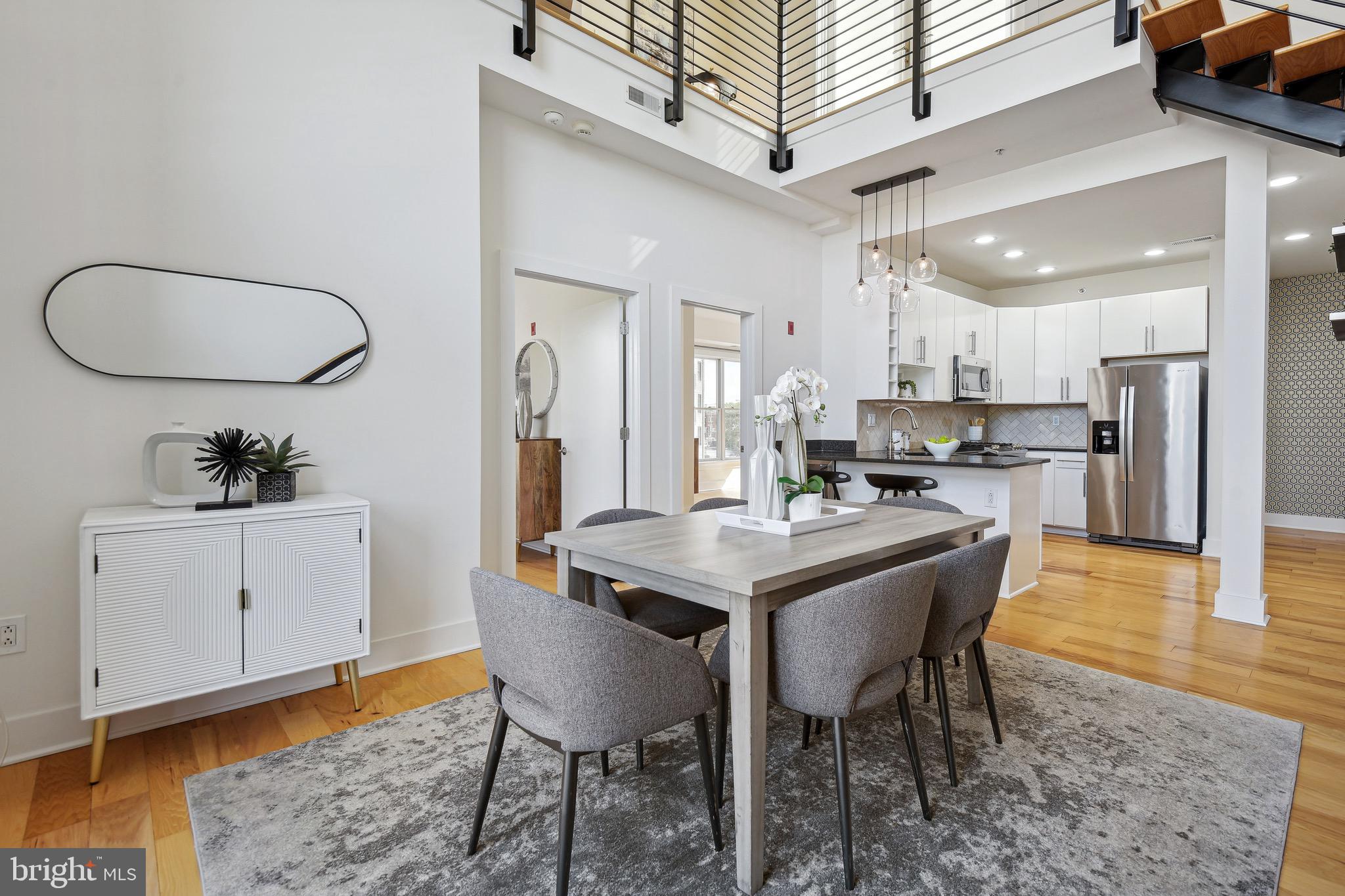 449 R Street Northwest, Unit 301 Washington, DC 20001 - Photo 10 of 29 a view of a dining room with furniture