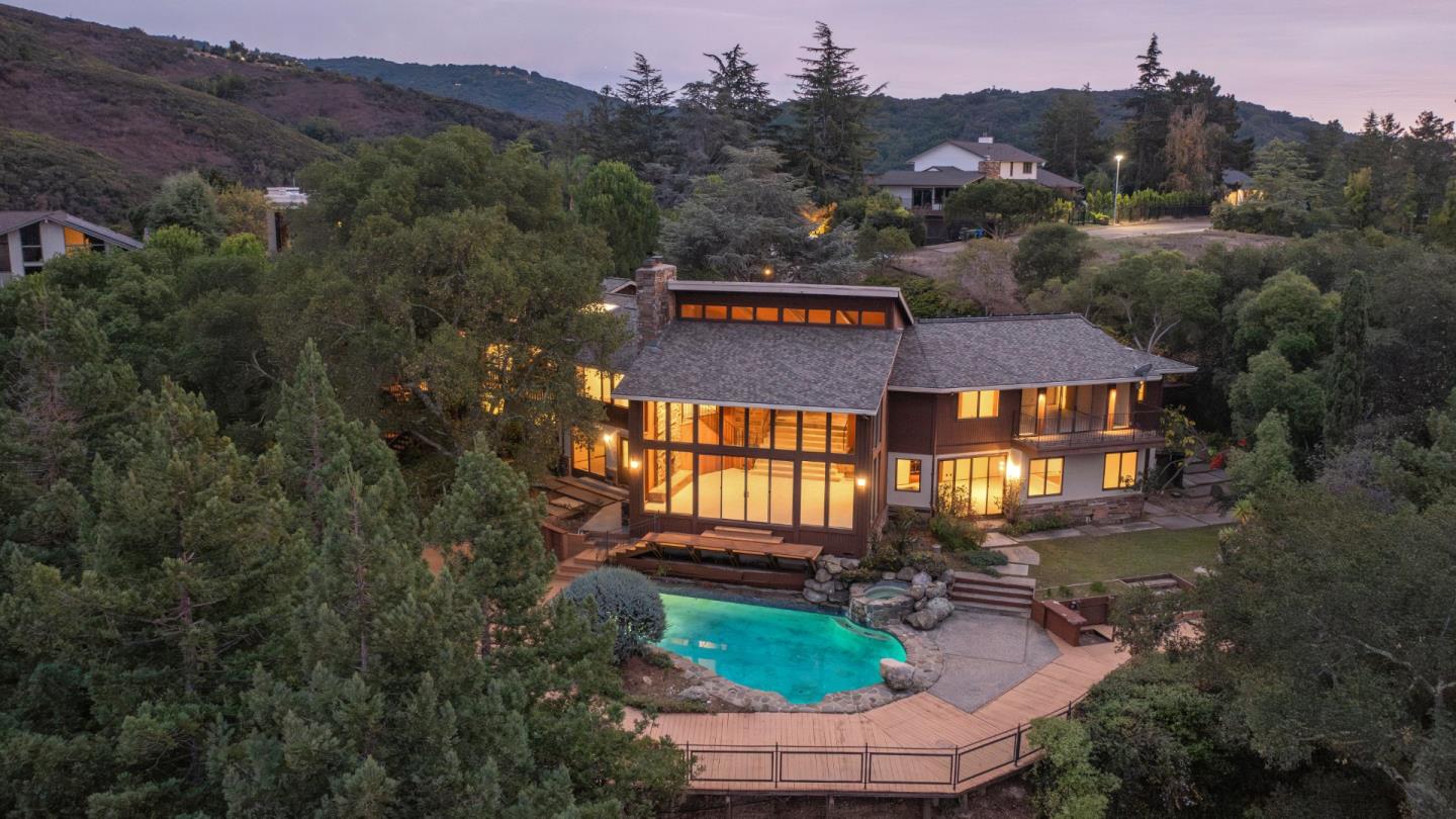 16353 Aztec Ridge Drive Los Gatos, CA 95030 - Photo 55 of 61 an aerial view of a house