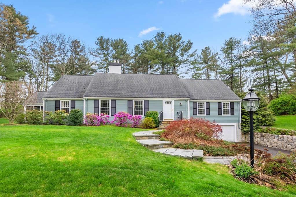 70 Cherry Brook Road Weston, MA 02493 - Photo 1 of 32 front view of a house and a yard