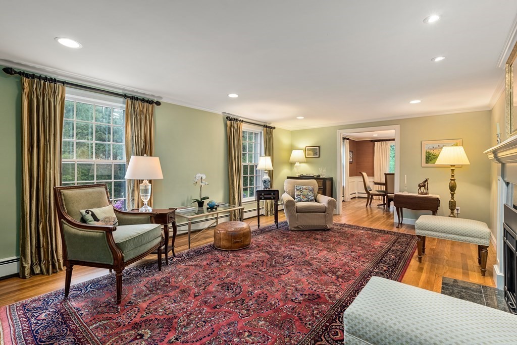 70 Cherry Brook Road Weston, MA 02493 - Photo 6 of 32 a living room with furniture and a large window