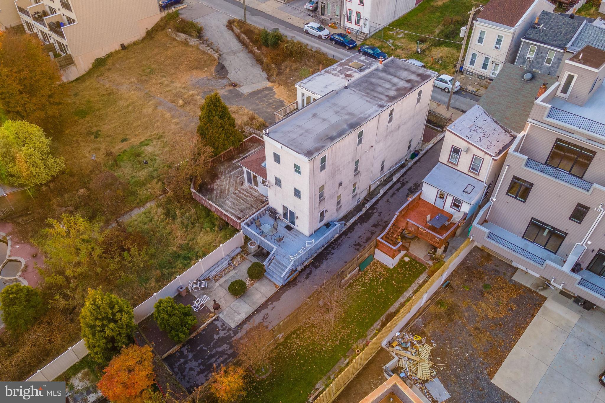 273 Delmar Street Philadelphia, PA 19128 - Photo 9 of 34 an aerial view of a house with a yard