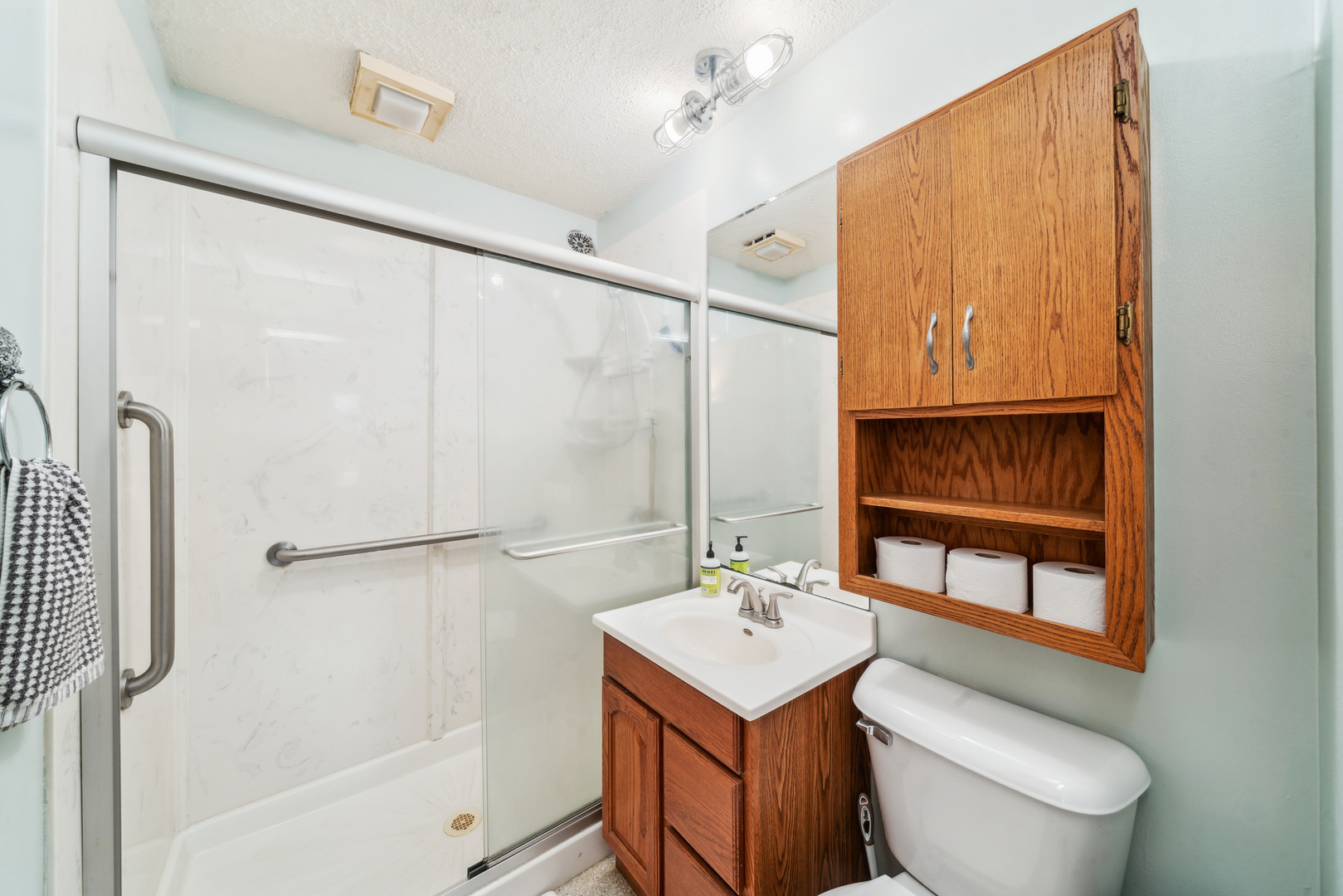 251 Reid Road Genoa, IL 60135 - Photo 15 of 26 a bathroom with a sink a toilet and shower