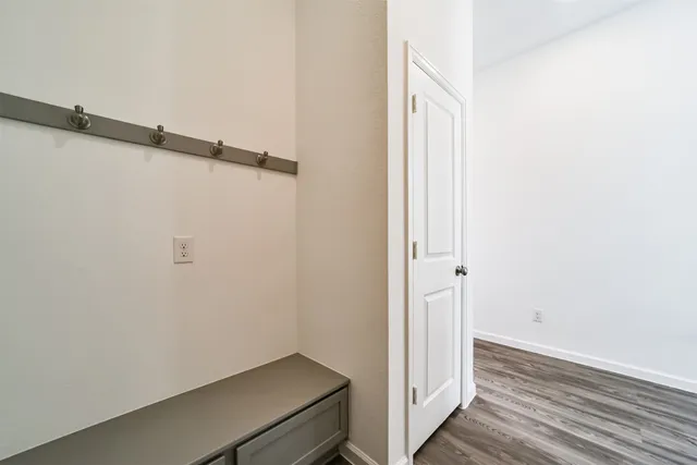 a view of a house with a door