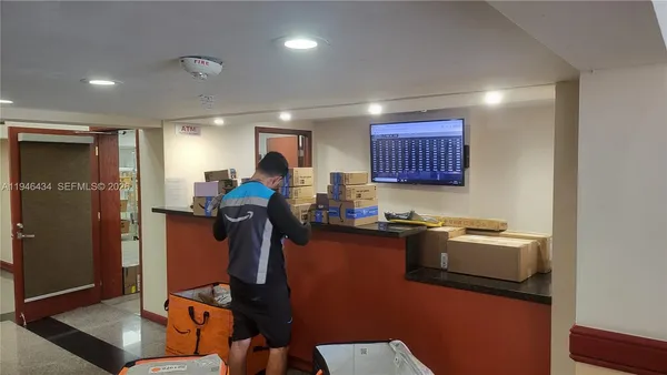 a view of a porch with a bench