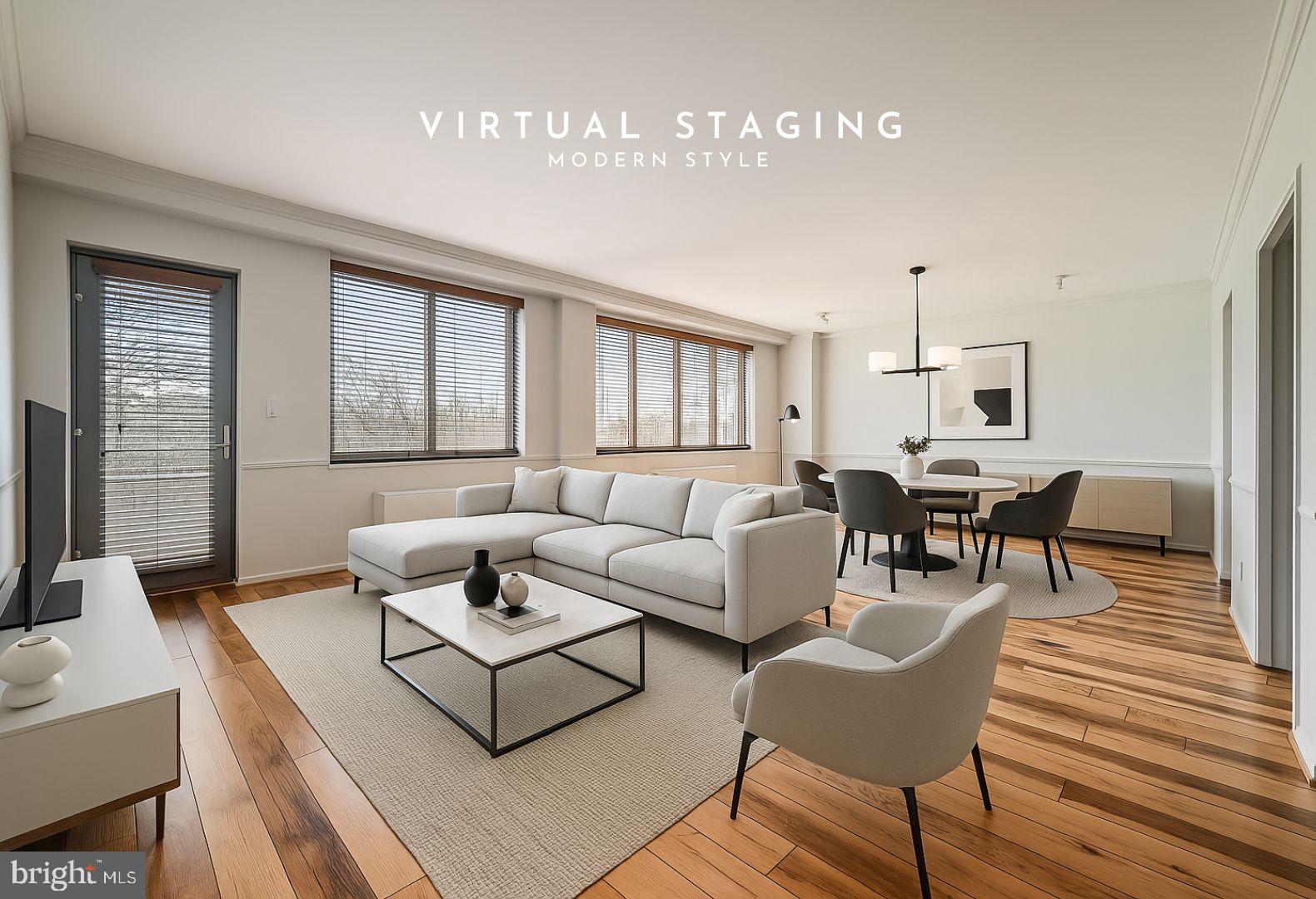 11 Slade Avenue, Unit 509 Baltimore, MD 21208 - Photo 2 of 30 a living room with furniture wooden floor and a table