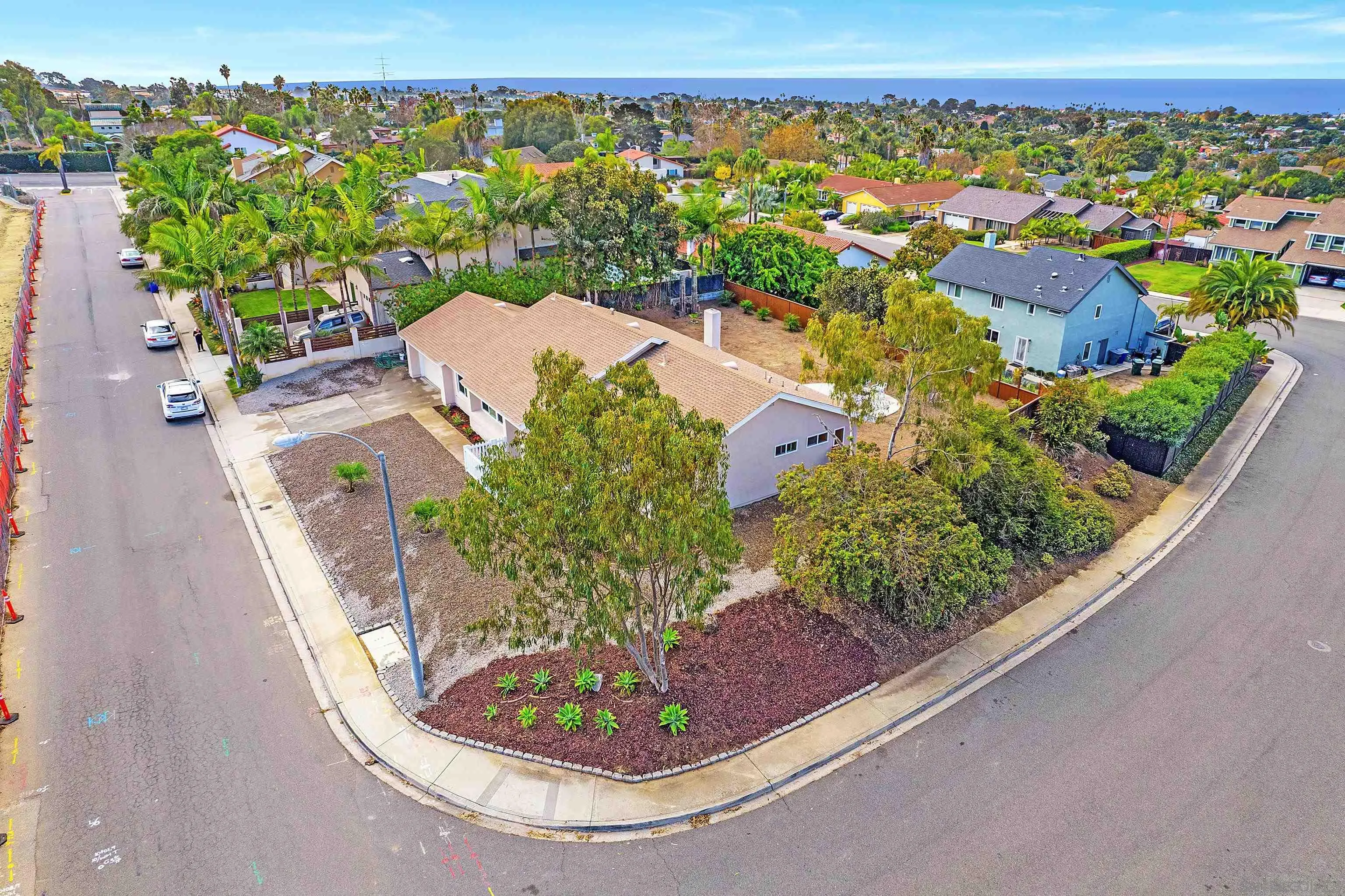 view of a lake with a mountain in the background