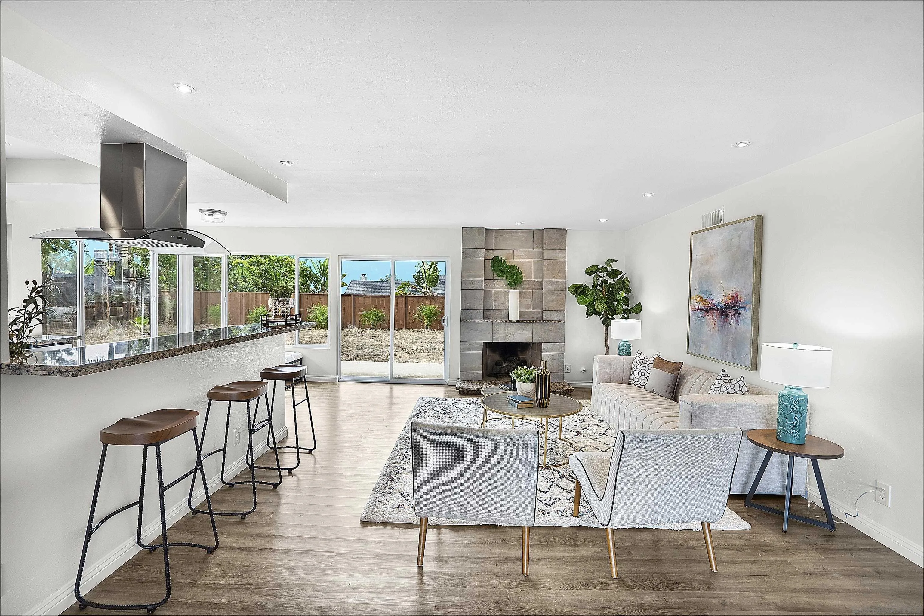 1138 Sidonia Street Encinitas, CA 92024 - Photo 5 of 17 a living room with furniture and wooden floor