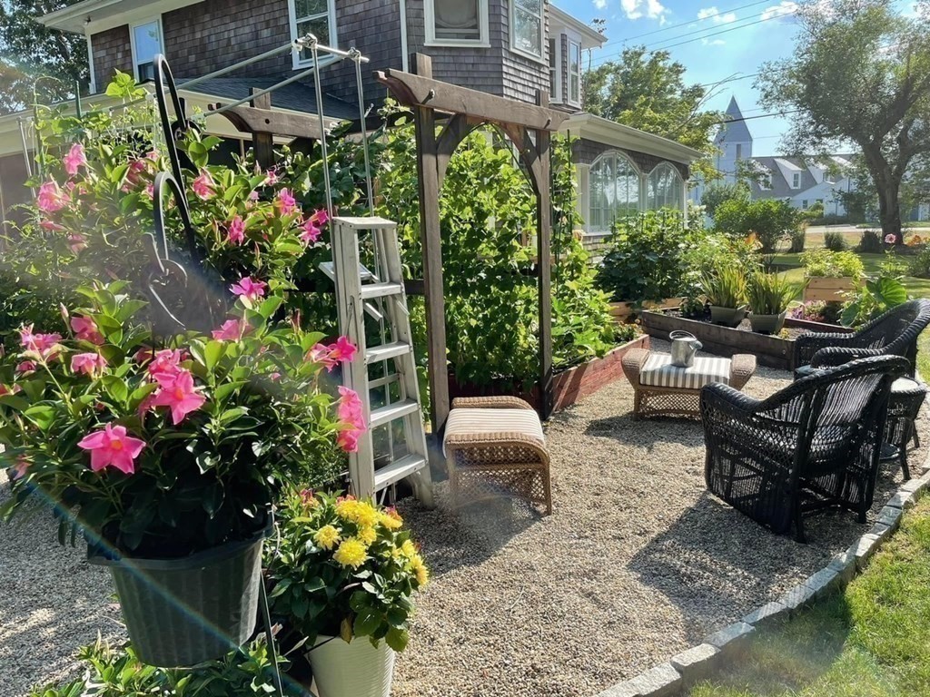 802 State Road Plymouth, MA 02360 - Photo 33 of 42 a view of a backyard with sitting area