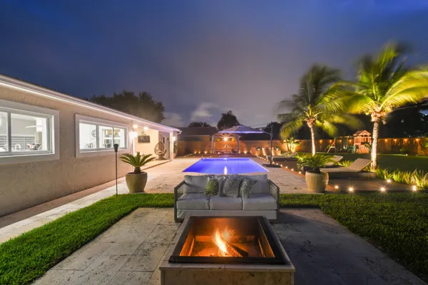 a view of a door and chair