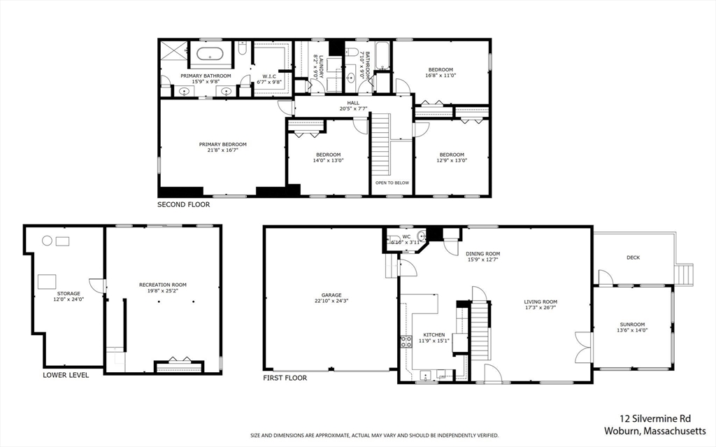 12 Silvermine Road Woburn, MA 01801 - Photo 36 of 36 a picture of a bathroom with a sink