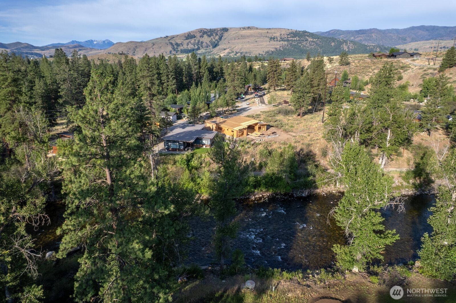 615 Pine Loop Winthrop, WA 98862 - Photo 23 of 35 a view of lake with mountain