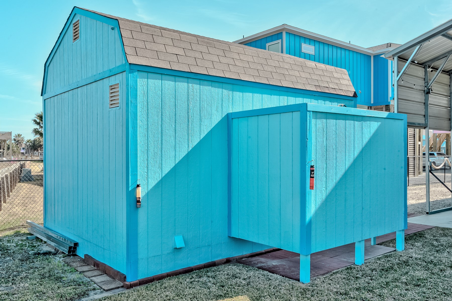 1765 Croaker Lane Crystal Beach, TX 77650 - Photo 11 of 17 a view of a back yard