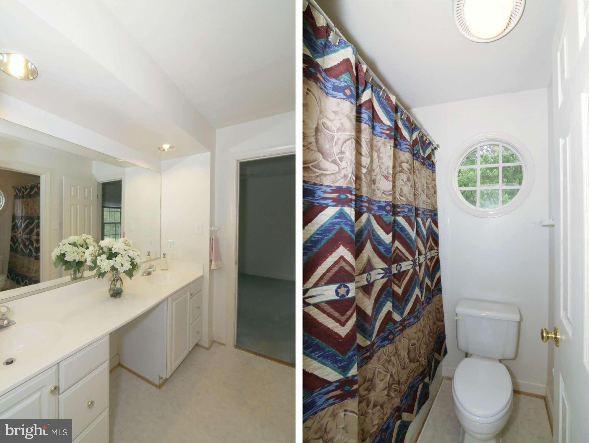 5483 Ashleigh Road Fairfax, VA 22030 - Photo 24 of 30 a bathroom with a sink mirror vanity and toilet