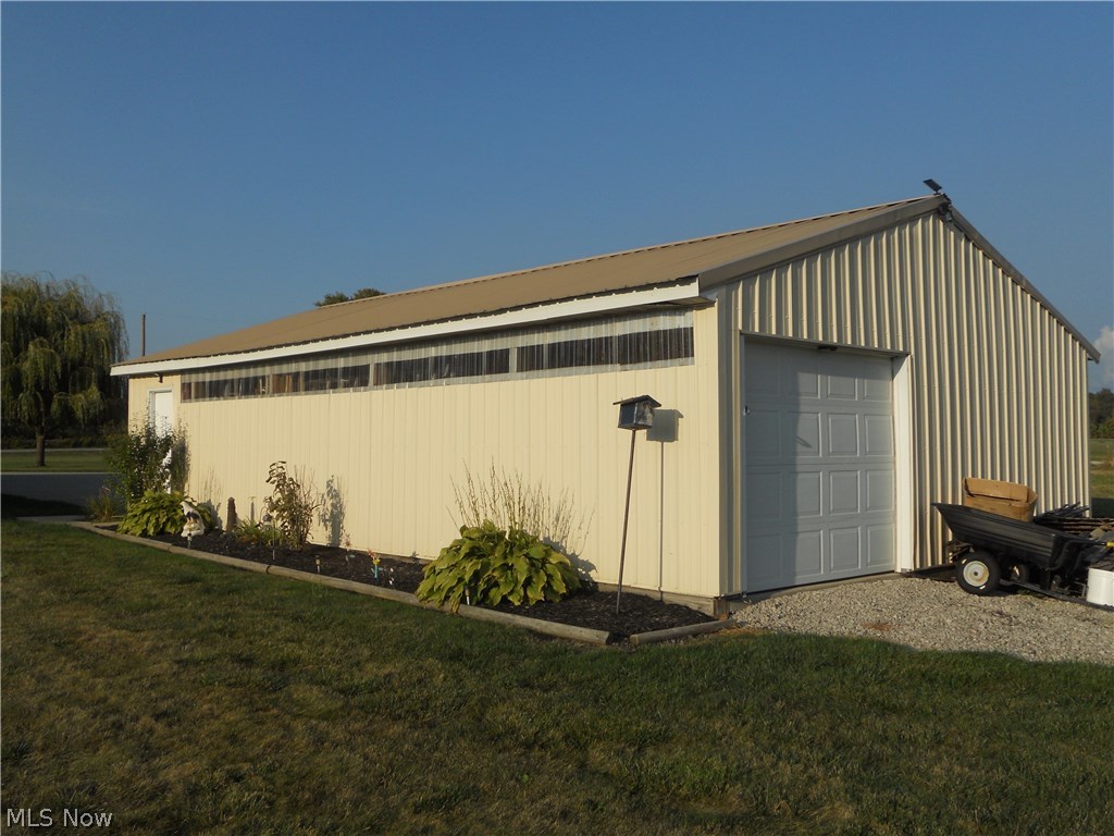 41821 Whitney Road Lagrange, OH 44050 - Photo 20 of 25 rear view of outbuilding with second overhead door