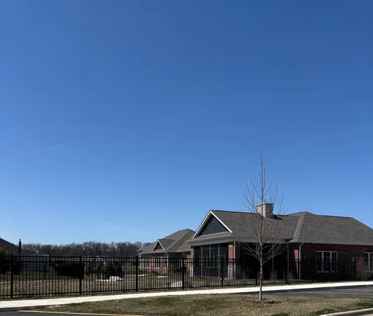 a view of a lake and mountain in the back