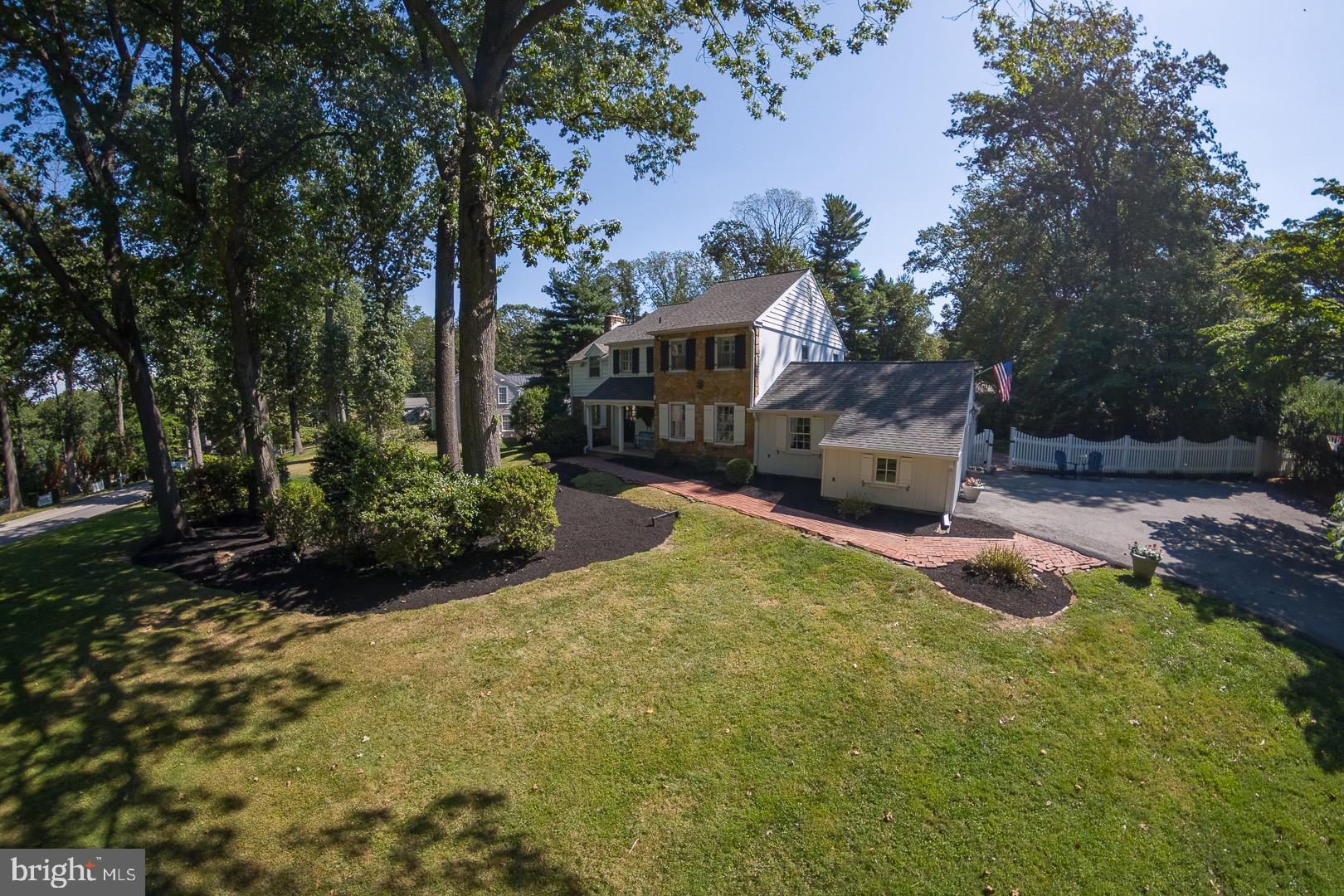 395 Bair Road Berwyn, PA 19312 - Photo 3 of 51 a front view of a house with garden