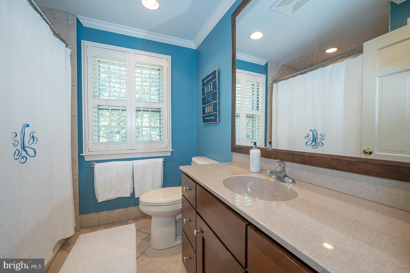 395 Bair Road Berwyn, PA 19312 - Photo 31 of 51 a bathroom with a sink a toilet and a large mirror