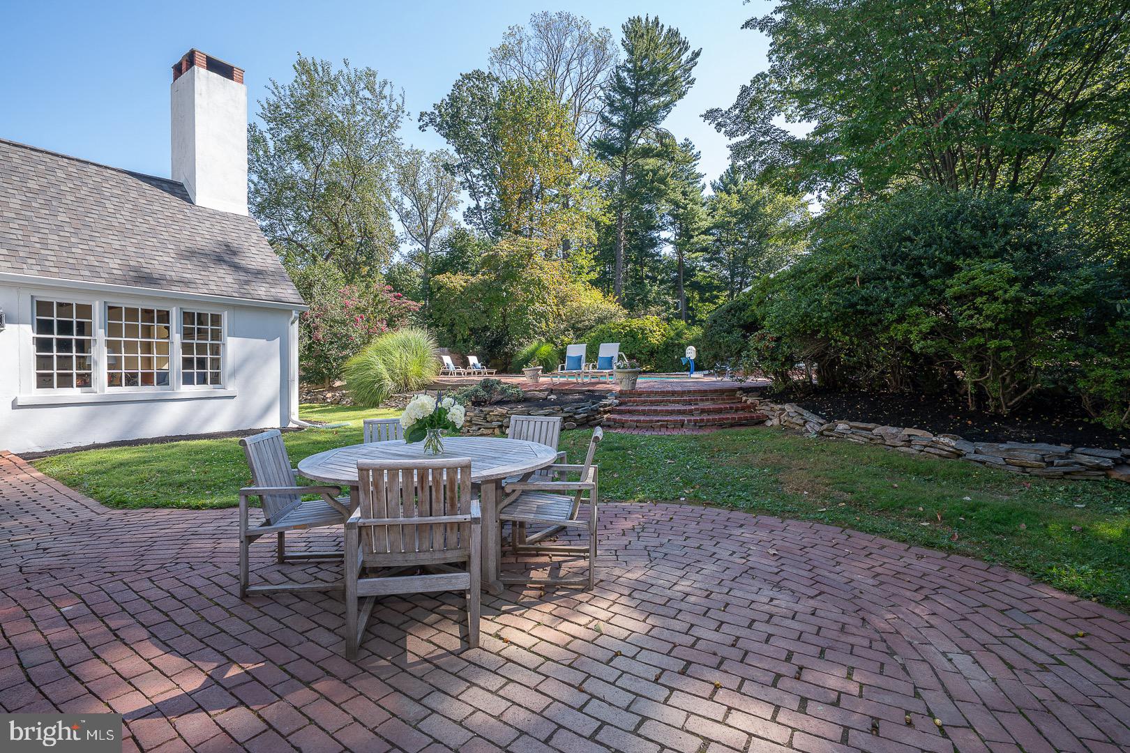 395 Bair Road Berwyn, PA 19312 - Photo 37 of 51 a view of a house with backyard and sitting area