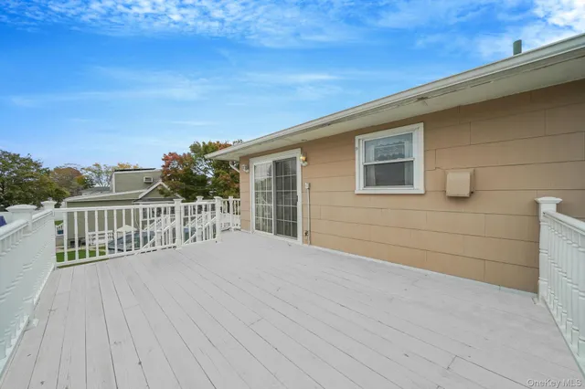 a view of a roof deck