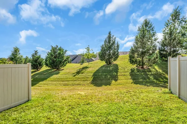 a swimming pool with an outdoor space
