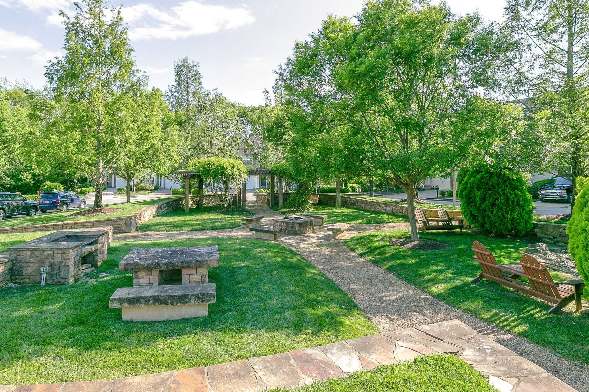 1477 Channing Drive Thompson's Station, TN 37179 - Photo 31 of 33 a garden view with a seating space