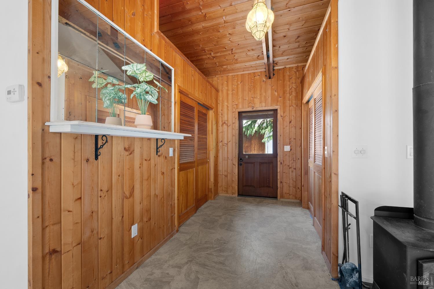 17651 Van Arsdale Road Potter Valley, CA 95469 - Photo 9 of 92 Main House entry way, with closets on both sides