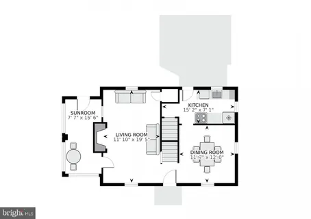 a picture of a floor plan