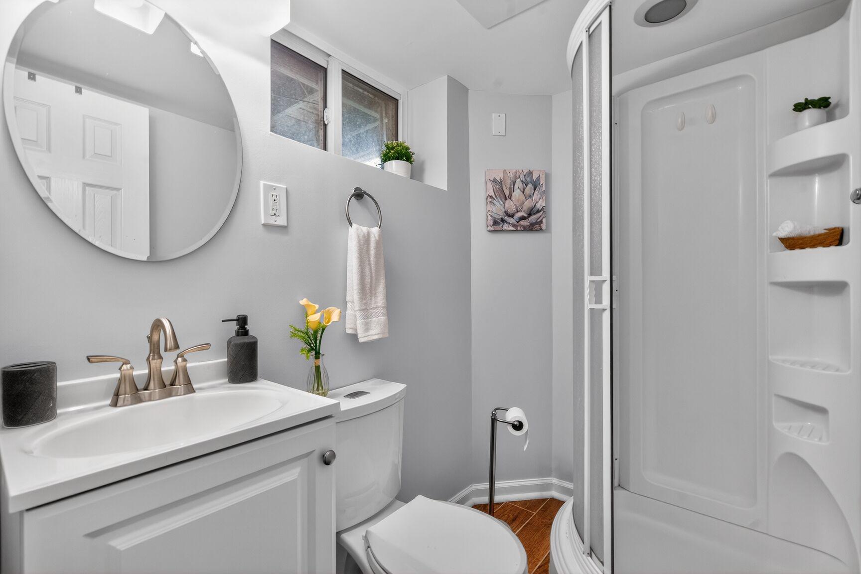 10015 Markham Street Silver Spring, MD 20901 - Photo 22 of 31 a bathroom with a toilet a sink and a mirror