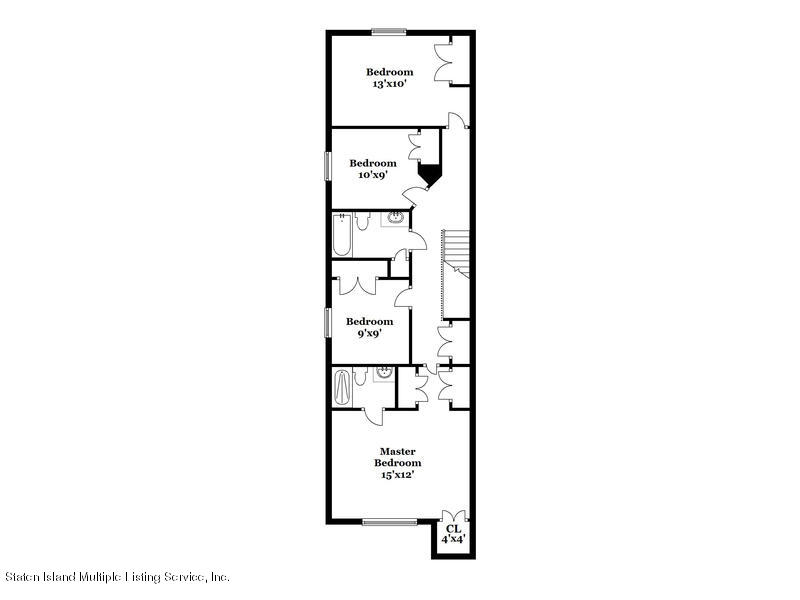 110 Willowbrook Road, Unit B Staten Island, NY 10302 - Photo 43 of 43 floorplan 2nd fl