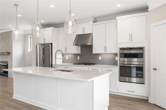 a view of city from a balcony