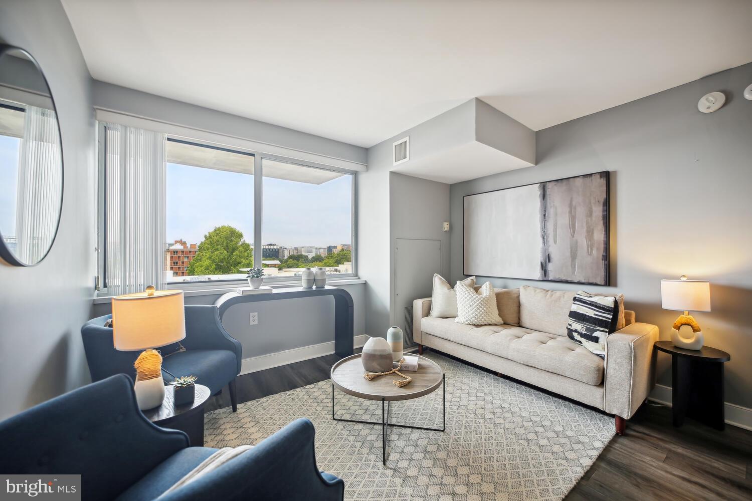 800 4th Street Southwest, Unit S717 Washington, DC 20024 - Photo 20 of 23 Bright Open Floor Plan - Living Area