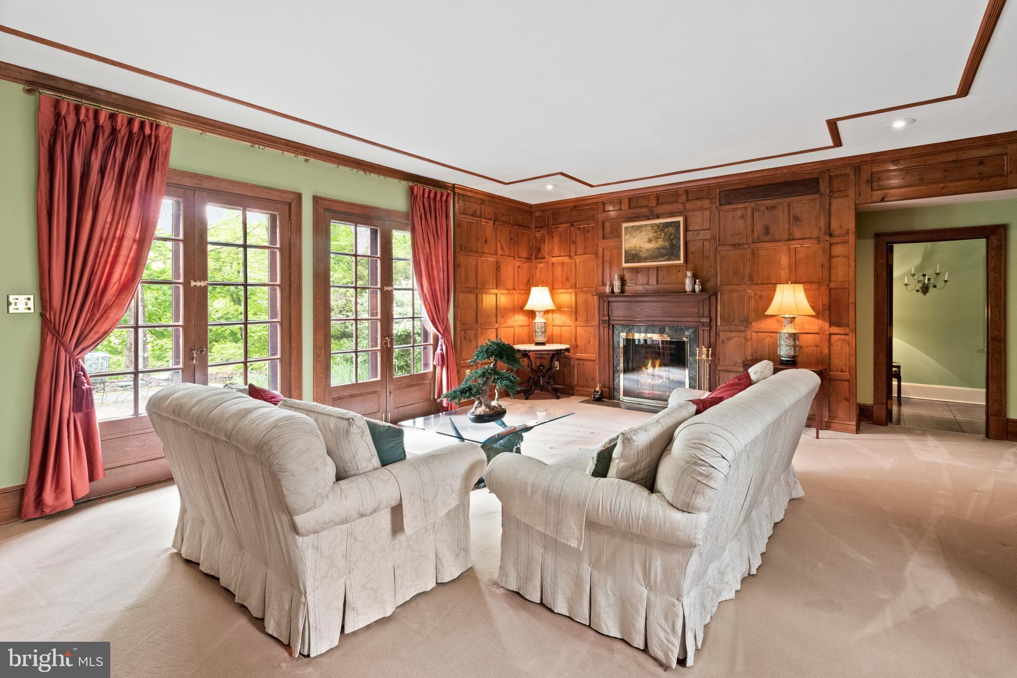 3705 Aquetong Road Carversville, PA 18913 - Photo 13 of 53 Imported antique paneling