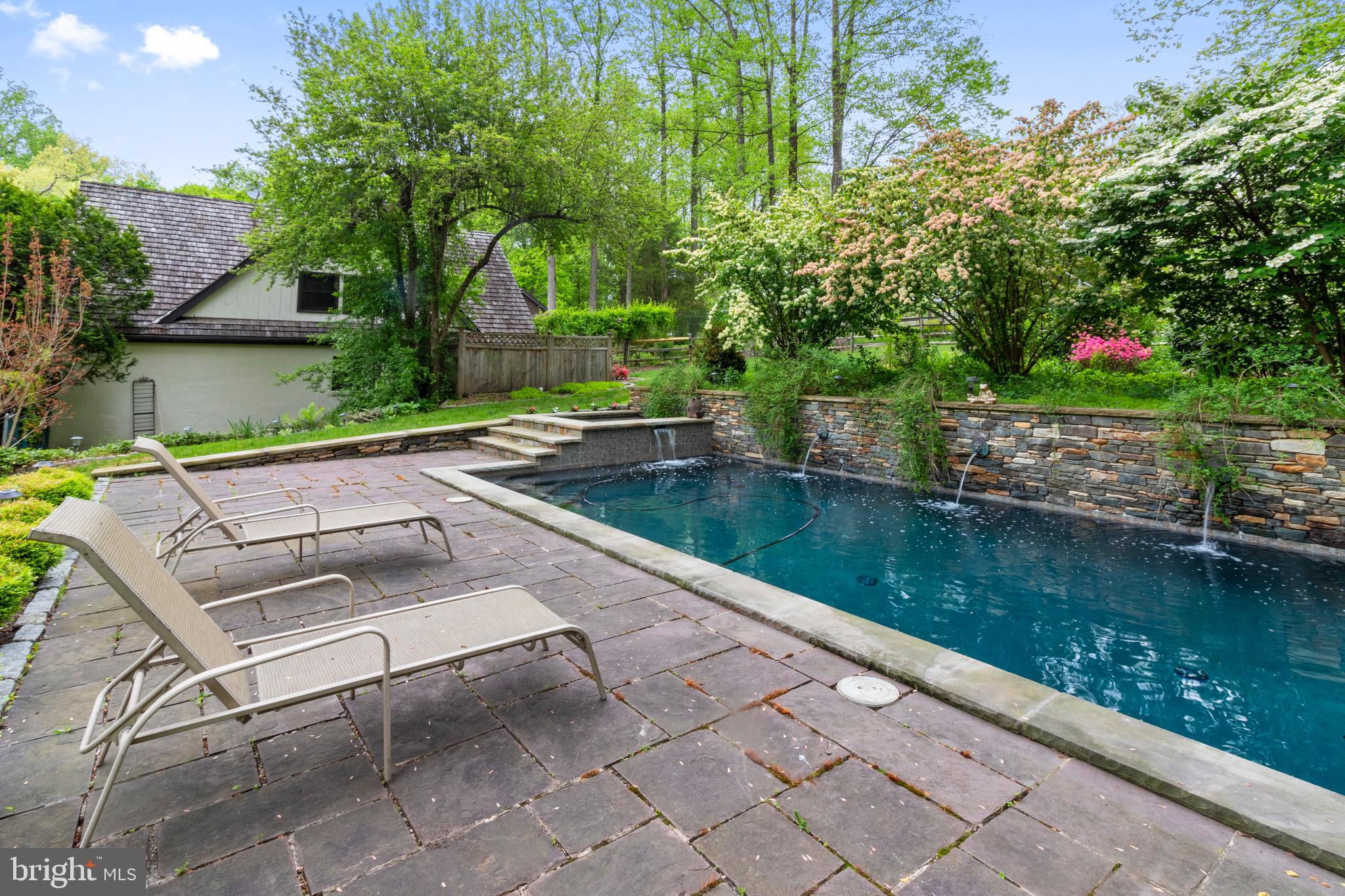 3705 Aquetong Road Carversville, PA 18913 - Photo 45 of 53 Custom Heated Pool and Spa
