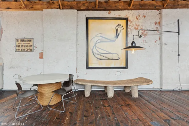 a kitchen with a sink and a refrigerator