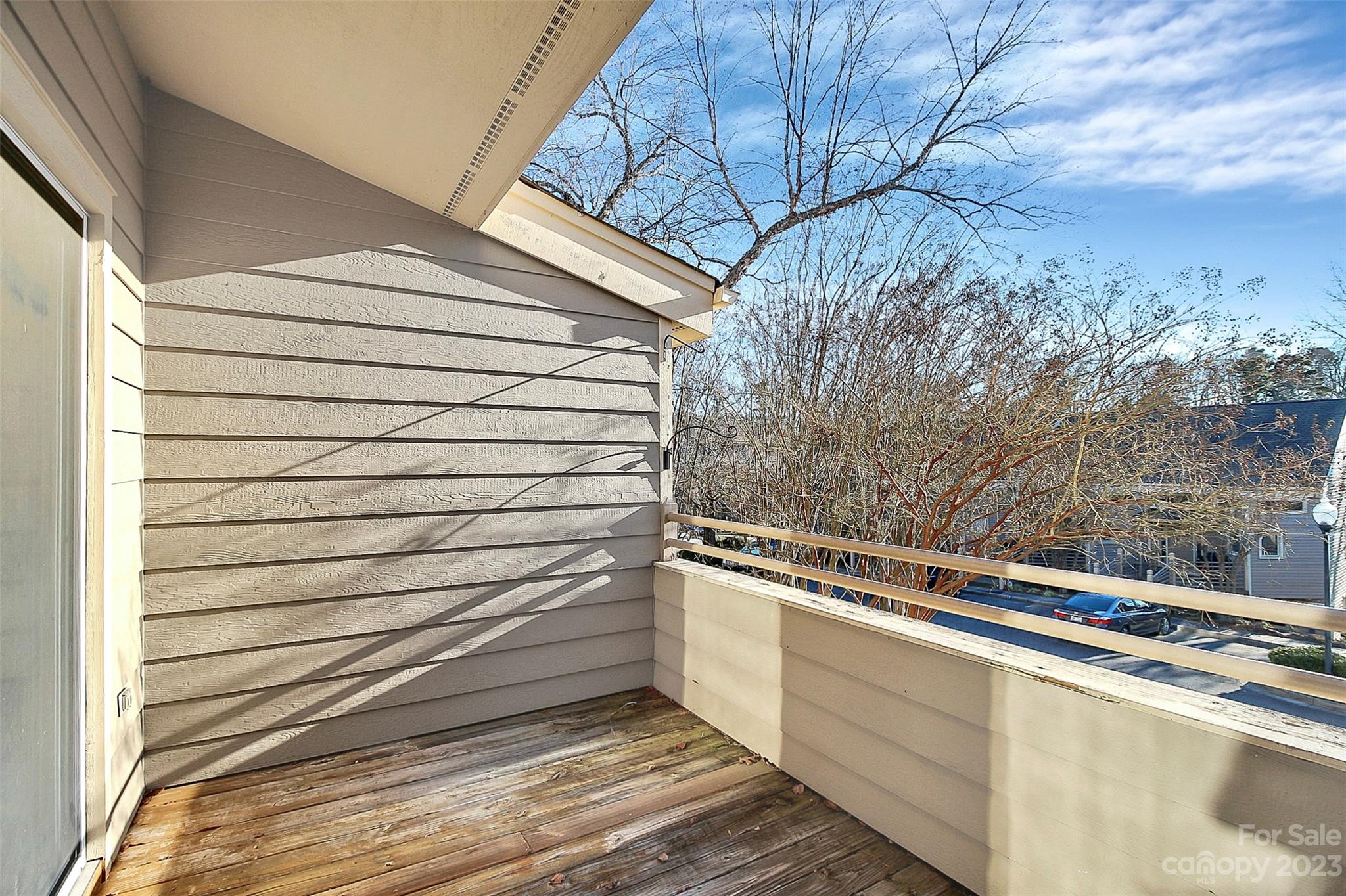 13932 Queens Harbor Road Charlotte, NC 28278 - Photo 33 of 42 a view of a balcony with an outdoor space