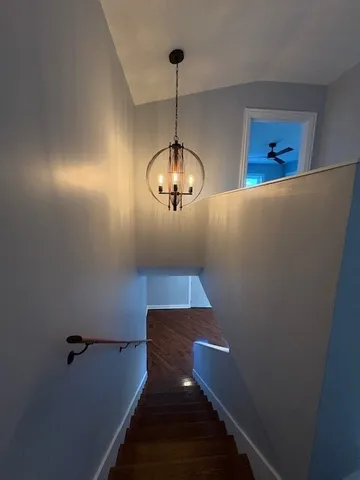 a view of a hallway with a elevator